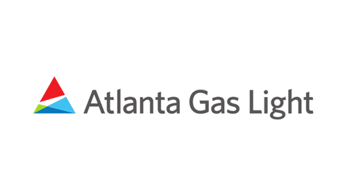Atlanta Gas Light logo featuring a geometric design.